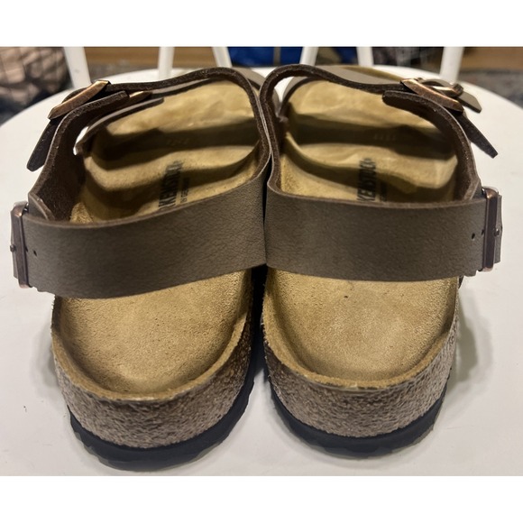 Birkenstock Milano Brown Sandals Mens EU 46 US 13 Barely Worn Excellent Shape - Picture 4 of 7